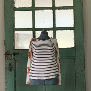 Long-sleeve top, smoke free home.